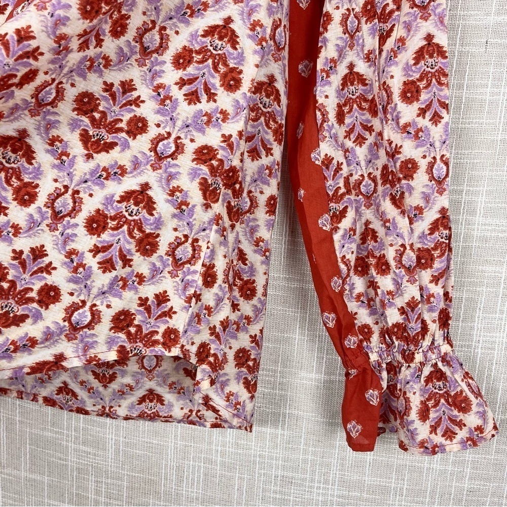 Sundance Explorer Patchwork Orange Lavender Block… - image 4